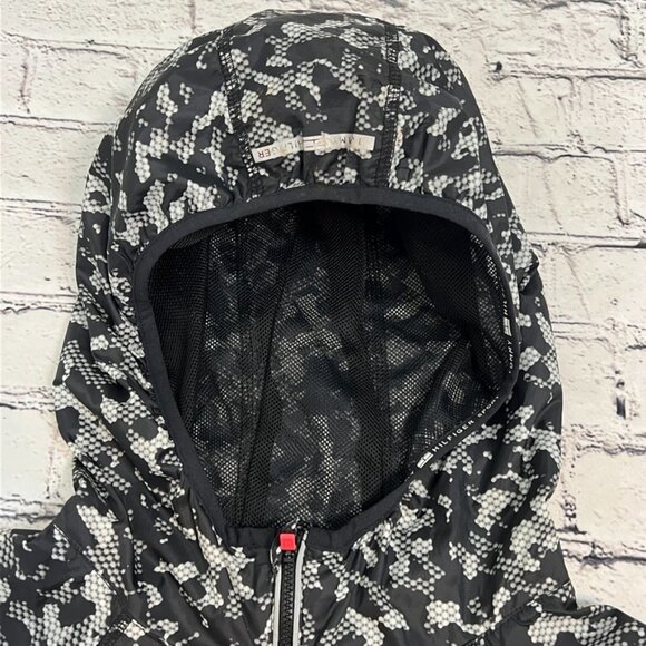 Tommy Hilfiger Sport women's windbreaker Large black /grey digital camo‎ jacket - Picture 6 of 13